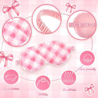 Cuffbow 6 Pack Plush Sleep Mask Set, Cute Plush Eye Masks - Image 3