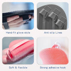 Manmihealth Silicone Back Scrubber & Soft Bath Glove Set, Super-Exfoliating - Image 6