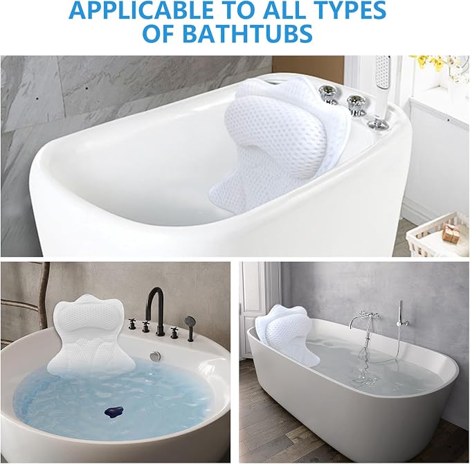 REEZEIVI Bath Pillows for Tub, Bath Pillow - Image 7