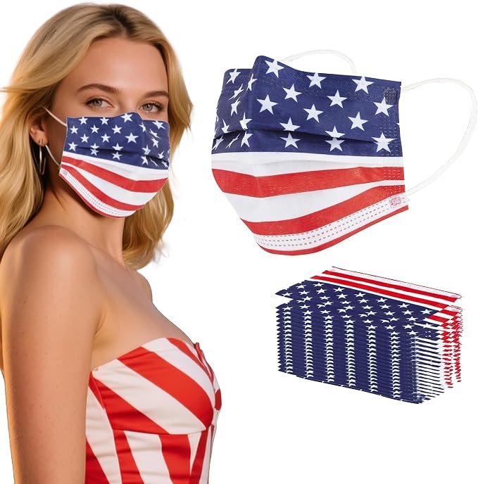 akgk 100PCS Disposable Face Masks - Image 7