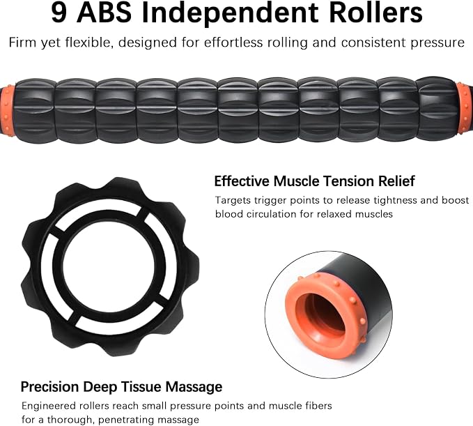 Muscle Roller Massage Roller Stick- Deep Tissue Fascia Blaster - Image 3
