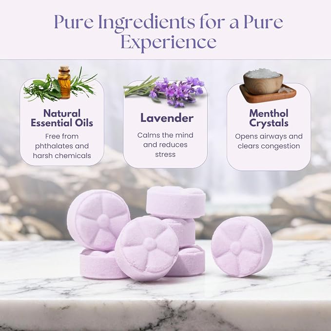TLG Slumbers Shower Steamers Aromatherapy 7 Pack – USA Made - Image 8