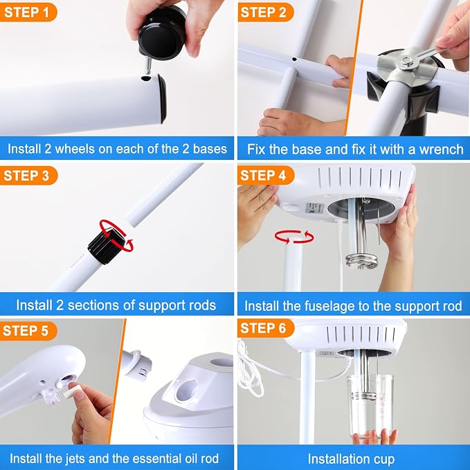 Professional Facial Steamer for Atomization Humidifier Atomizer, Adjustable - Image 8