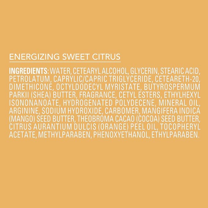 Jergens Sweet Citrus Body Butter, Hand and Body Lotion, Moisturizer - Image 7