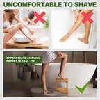 Bamboo Corner Shower Stool, 2-Tier Waterproof Shower Stool - Image 6