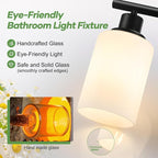 Zarbitta 2-Light Bathroom Light Fixtures, Bathroom Wall Lamp - Image 3
