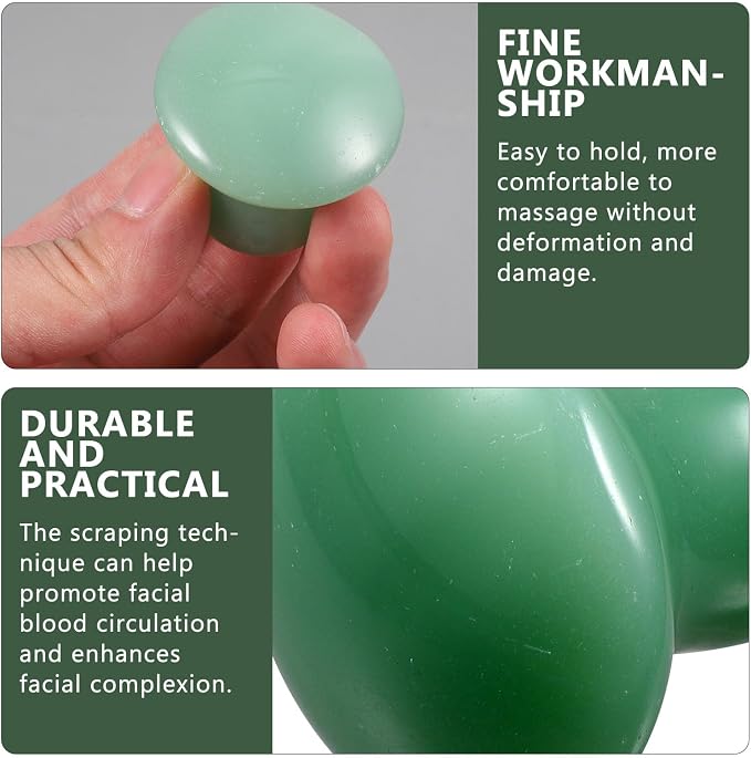 FOMIYES Jade Massager: Mushroom Gua Sha - Image 8