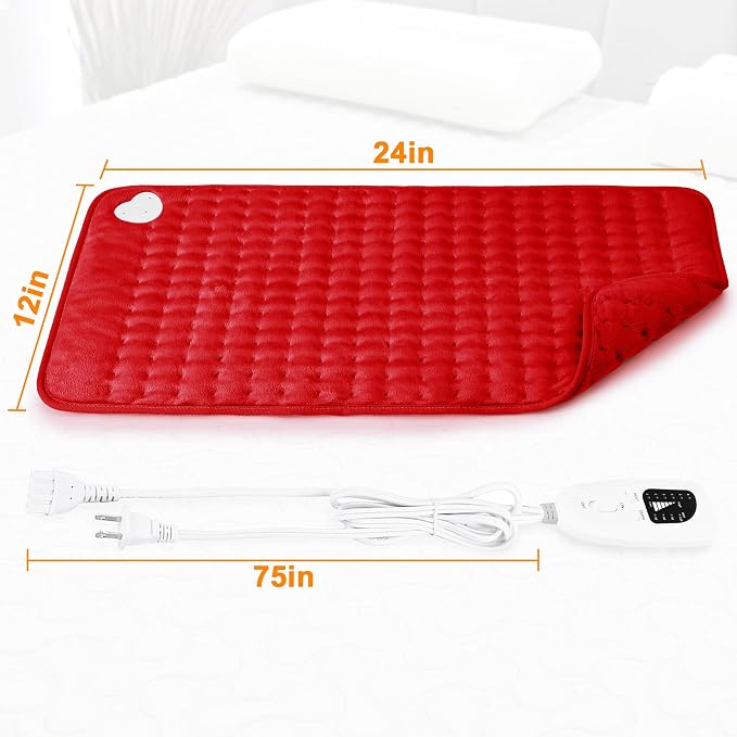 Deepsoon Heating Pad, Electric Heating Pads - Image 8