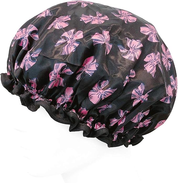 allydrew Reusable Women's Waterproof Shower Caps - Image 3