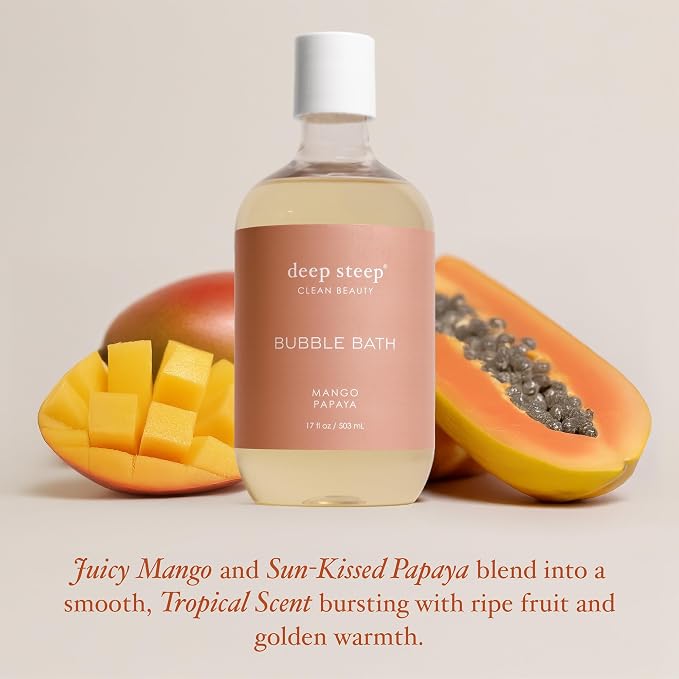 Deep Steep Mango Papaya Bubble Bath - Image 5