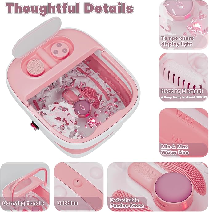 Collapsible Foot Spa Bath Massager - Image 5