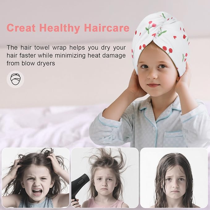 Unicorn Castle Microfiber Hair Towel - Image 5