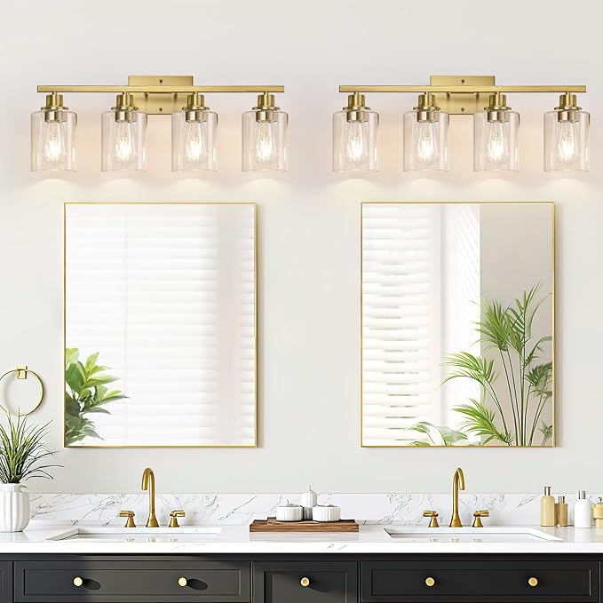 MOKATNG 4-Light Bathroom Light Fixtures, Vanity Light - Image 6