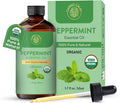 Peppermint Essential Oil | USDA Certified Organic Peppermint Oil | by CarnoCalm