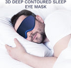 99% Fully Block Out Light Eye Sleep Mask, 3D Deep Contoured Eyes Cover Zero - Image 8