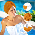 Microfiber Hair Drying Towel Wrap - Image 8