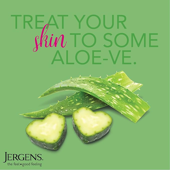 Jergens Soothing Aloe Body Lotion, Aloe Vera Body and Hand Moisturizer - Image 2