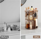 Rotating Makeup Organizer Countertop, DIY Adjustable Trays Spinning Skincare - Image 5