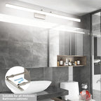 Aipsun 48inch Brushed Nickel Bathroom Llight Fixtures LED Vanity Light - Image 2