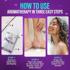 GuruNanda Lavender Vapor Shower Tablets, Clean-Dissolving Aromatherapy Shower - Image 6