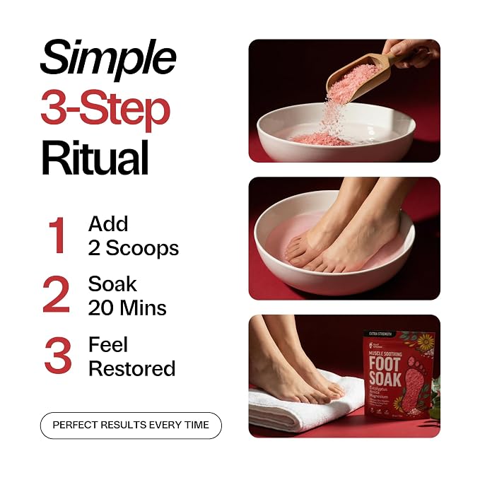 Muscle Soothing Foot Soak with Epsom Salt & Arnica - Image 8