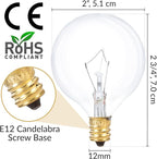 Simba Lighting Small Globe G16.5 Round Bulb 25W E12 Candelabra Base - Image 2
