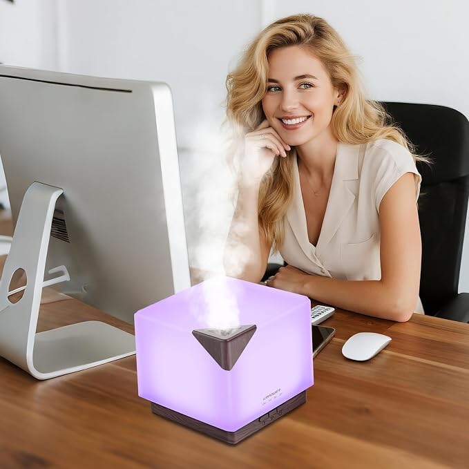 URPOWER 700ML Aromatherapy Essential Oil Diffuser, 700ml Large Ultrasonic Scent - Image 7