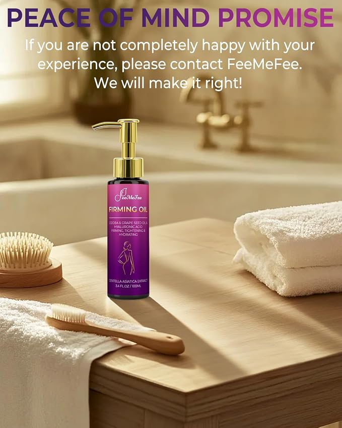Body Firming Oil, 3.4 FL OZ Body Oil After Shower – - Image 9