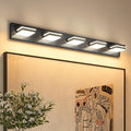 VOLISUN Modern 5-Light, 40-Inch Black Bathroom Vanity Light Fixtures Over Mirror by VOLISUN