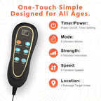 Back Massager with Heat, Vibration Massage Seat Cushion with 8 Massage Nodes & - Image 8