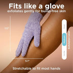 Love Being Scrubbed Body Exfoliating Gloves, Stretchy Exfoliating Body Scrubber - Image 2