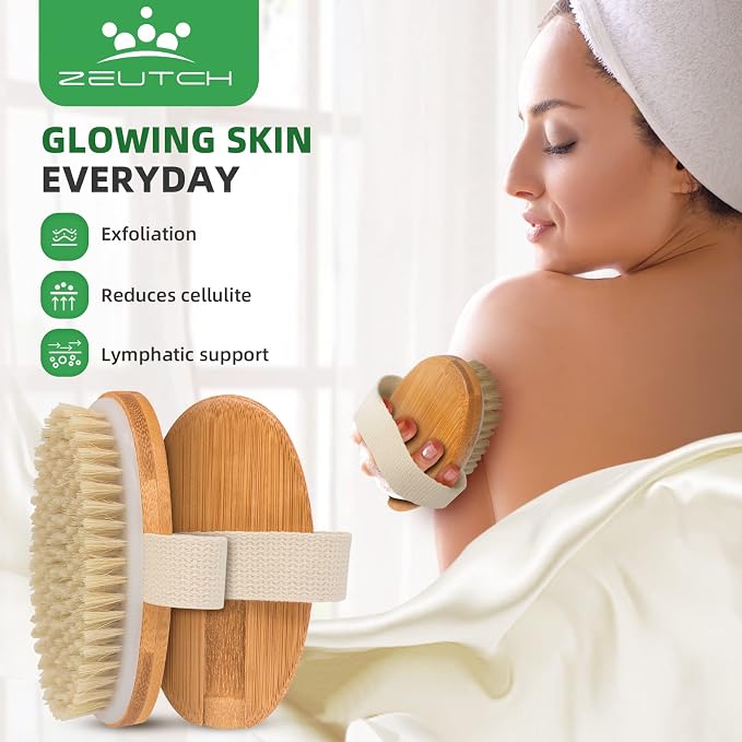 Zeutch Premium Dry Brushing Body Brush Set - Image 3