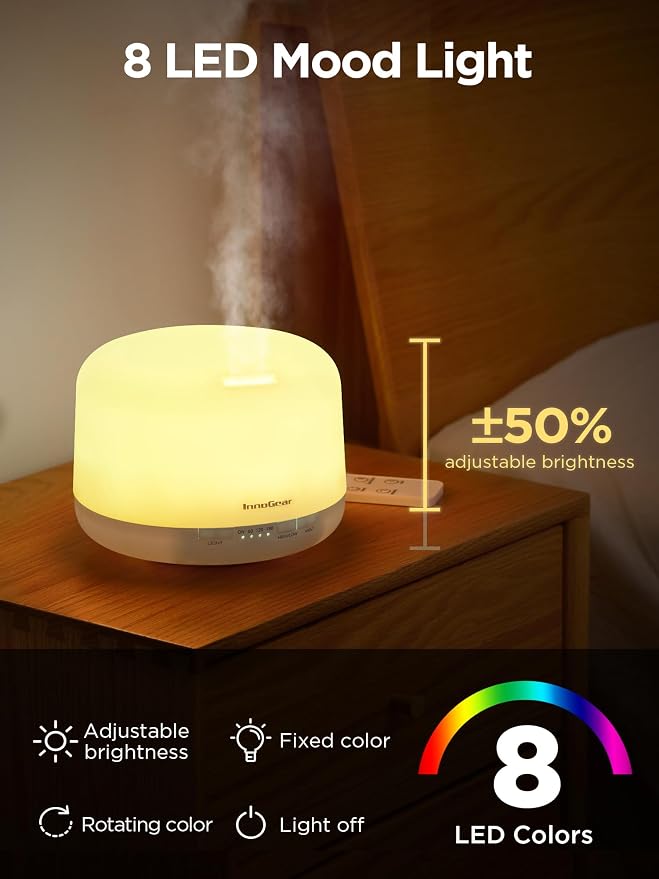 InnoGear 500ml Essential Oil Diffuser - Image 6