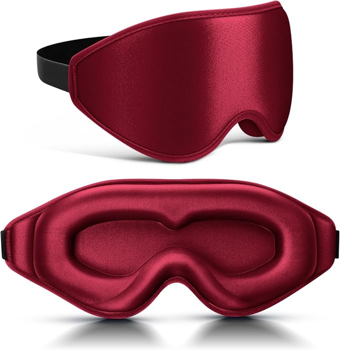 FlyCoco 99% Fully Block Out Light Eye Sleep Mask, 3D Deep Contoured Eyes Cover by Unknown