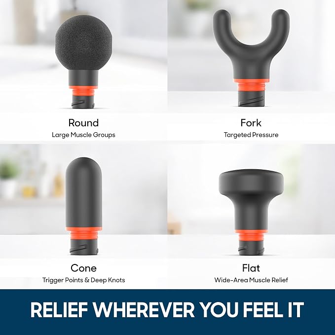 Sharper Image PowerBoost Circuit Massage Gun Deep Tissue Percussion Massager - Image 7