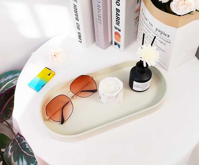 Green Small Tray, 3 Pack Oval Tray - Image 5
