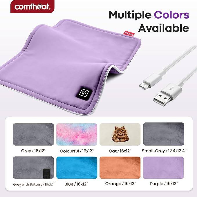 USB Plug-in Heating Pad for Travel Warmth Outdoors, Non-Rechargeable Small - Image 6