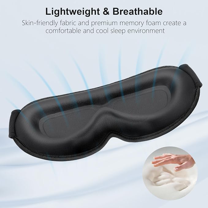 Gritin 100% Blackout Sleep Eye Mask - Image 6