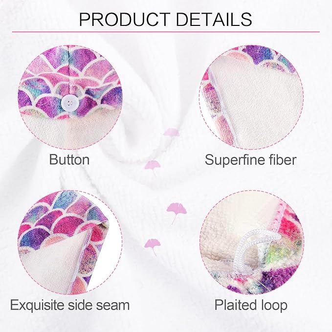 MADHOLLY Fast Drying Microfiber Hair Towel - Image 6