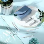 12 Set Manicure Set Bulk Mini Manicure Nail Clipper Kit 7 in 1 Stainless Steel - Image 6