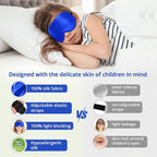 Kids Sleep Mask Eye Cover, 100% Real Natural Pure Silk Eye Mask - Image 4