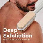 MainBasics Back Scrubber for Shower, Long Handle Body Brush - Image 6