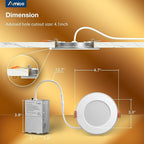 Amico 6 Pack 4 Inch 5CCT LED Recessed Ceiling Light - Image 5