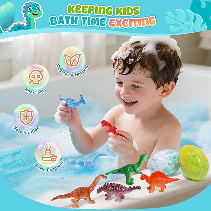 Dinosaur Bath Bombs for Kids - Image 2