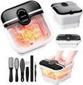 Pedicure Foot Spa with Bubble and Heat, Collapsible Foot Soaking Tub with by Unknown
