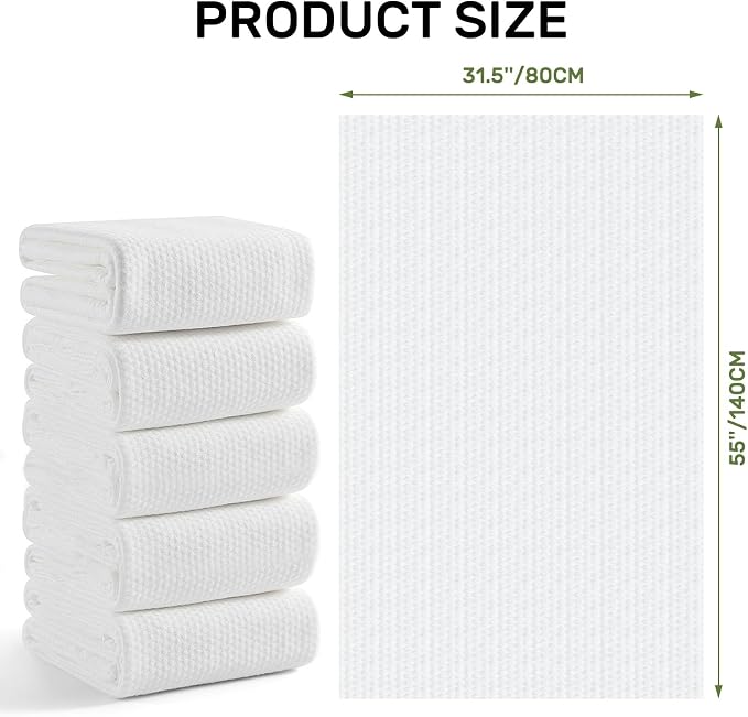 20pc Disposable Bath Towels Durable Large Portable Thicken Camping Towels Quick - Image 3