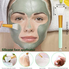 5PCS Silicone Scrubber Set, Lip Scrub Brush, Silicone Face Cleansing Brush - Image 5