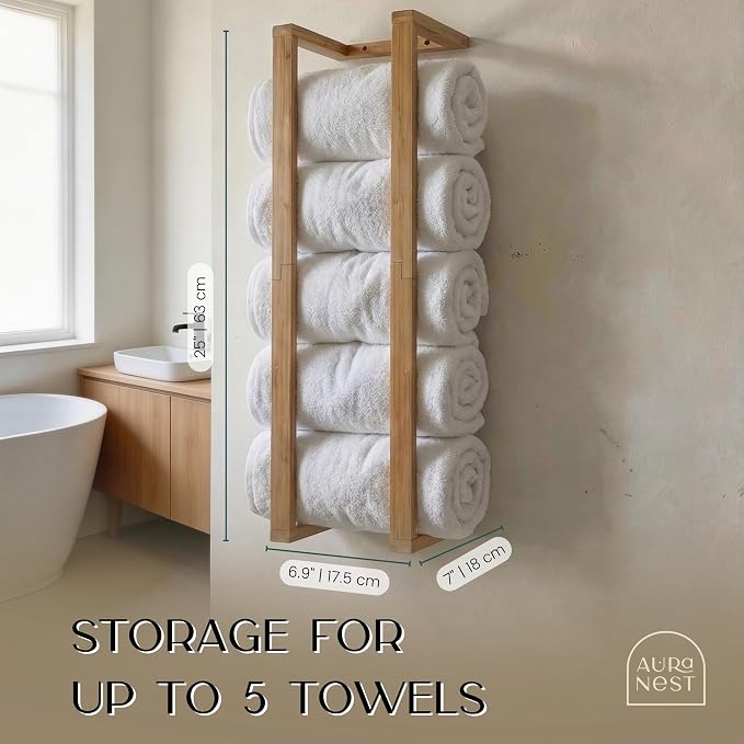 Bamboo Towel Racks - Image 3