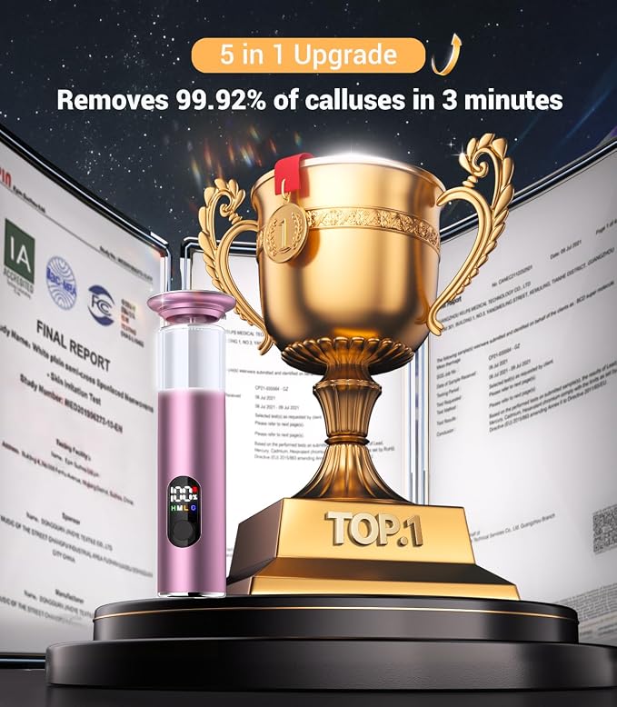 Electric Foot Callus Remover, Rechargeable Electric Callus Remover - Image 2