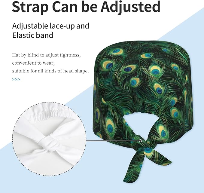 Alligator Ice Cream Working Cap, Scrub Cap - Image 4